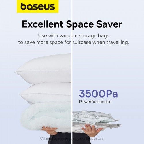 Портативный насос для матрасов Baseus PocketGo Portable Air Pump Stellar White