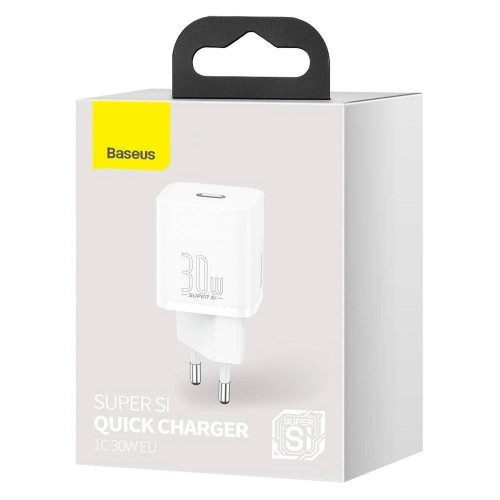 Сетевое зарядное устройство Baseus Super Si quick charger IC 30W EU White