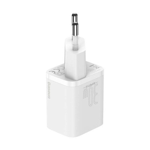 Сетевое зарядное устройство Baseus Super Si quick charger IC 30W EU White