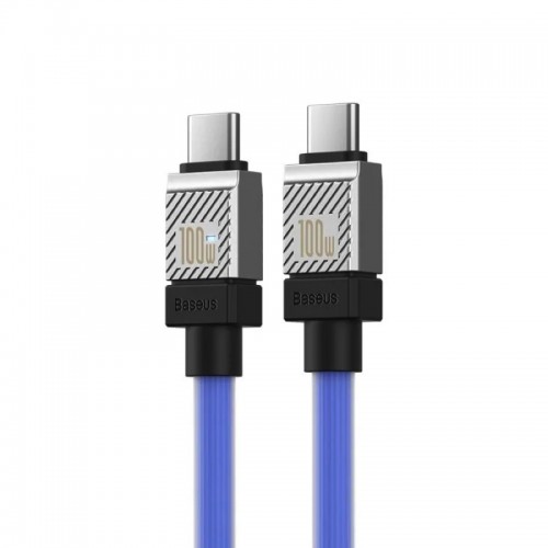 Кабель Baseus CoolPlay Series Fast Charging Cable Type-C to Type-C 100W 1m Blue