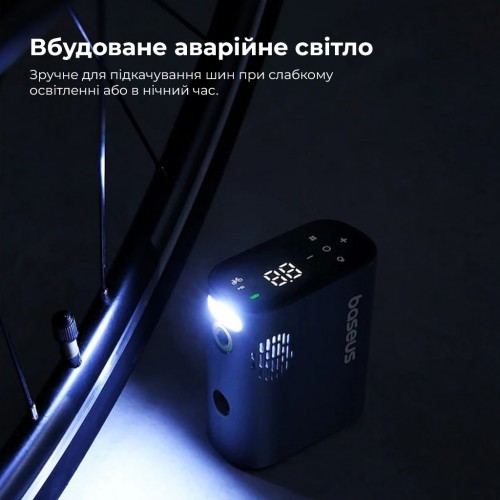 Автомобильный насос Baseus PrimeTrip Series Portable Bike Pump Cosmic Black