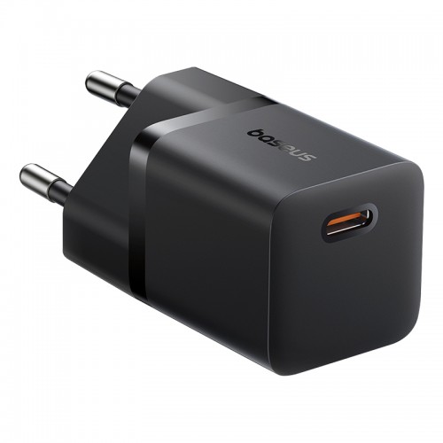 Сетевое зарядное устройство Baseus GaN5 Fast Charger (mini) 1C 25W EU Cluster Black