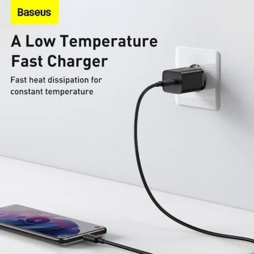 Сетевое зарядное устройство Baseus Super Si Quick Charger 1C 25W EU Black