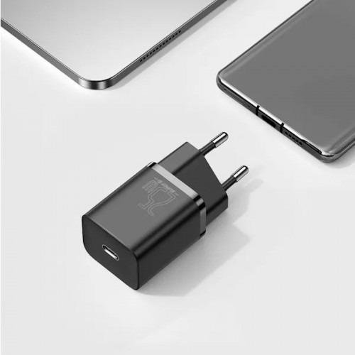 Сетевое зарядное устройство Baseus Super Si Quick Charger 1C 25W EU Black