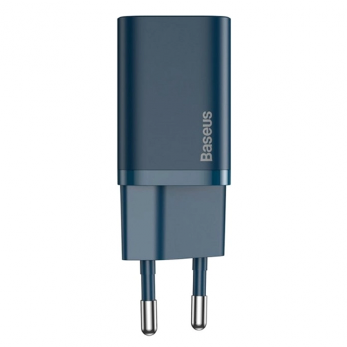 Сетевое зарядное устройство Baseus Super Si Quick Charger 1C 20W EU Blue