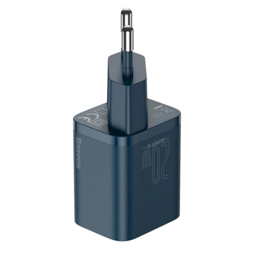 Сетевое зарядное устройство Baseus Super Si Quick Charger 1C 20W EU Blue