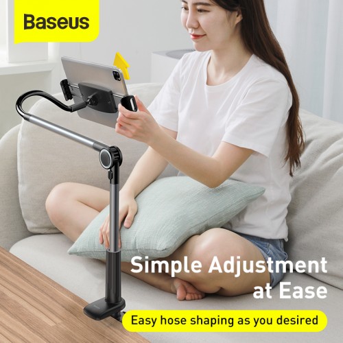 Тримач для мобiльного Baseus Otaku life rotary adjustment lazy holder Pro（Applicable for phone/ ipad) gray