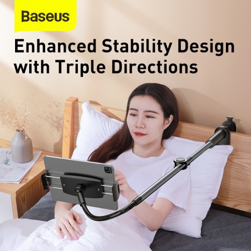 Тримач для мобiльного Baseus Otaku life rotary adjustment lazy holder Pro（Applicable for phone/ ipad) gray