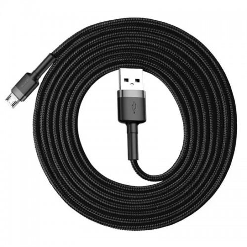 Кабель Baseus Cafule Cable USB для Micro 1,5A 2 м серый+черный