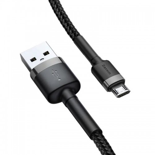 Кабель Baseus Cafule Cable USB для Micro 1,5A 2 м серый+черный