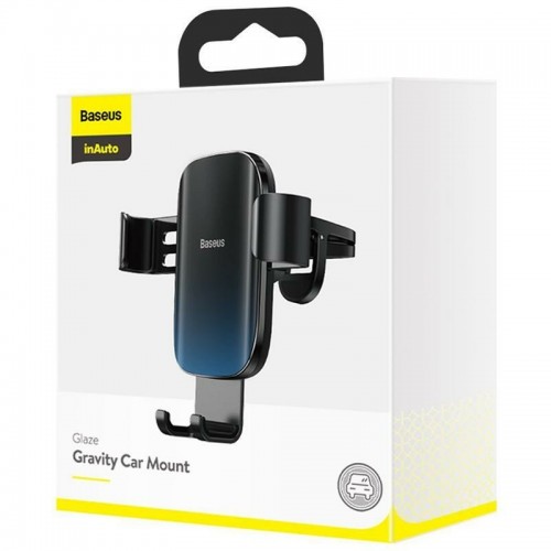 Автомобильный держатель для телефона Baseus Glaze Gravity Car Mount Black