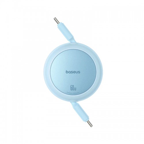 Кабель Baseus Free2Pull Mini для зарядки USB-C — USB-C 60W 1 м, Galaxy Blue