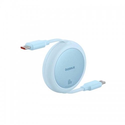 Кабель Baseus Free2Pull Mini для зарядки USB-C — USB-C 60W 1 м, Galaxy Blue
