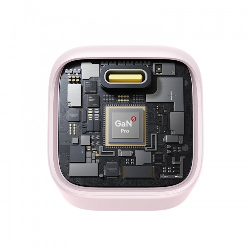 Сетевое зарядное устройство Baseus PicoGo GaN Fast Charger 1C 45W EU Baby Pink