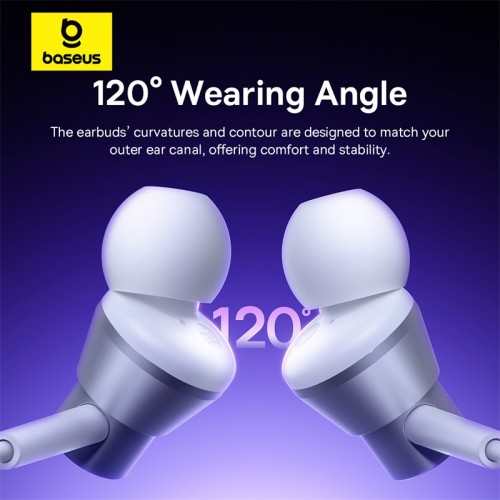 Проводные наушники Baseus Encok HZ11 (3.5 мм) Moon White