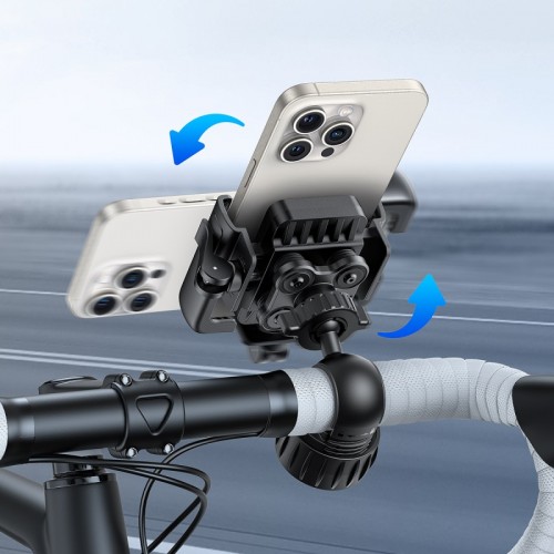 Велотримач для телефона Baseus GoTrip Series Bike Phone Mount Cluster Black