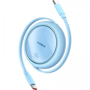 Кабель Baseus Free2Draw Mini Retractable Charging Cable Type-C to Type-C 100W 1m Galaxy Blue