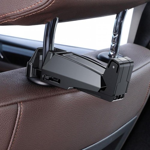 Автотримач для телефона Baseus Backseat Vehicle Phone Holder Hook Black