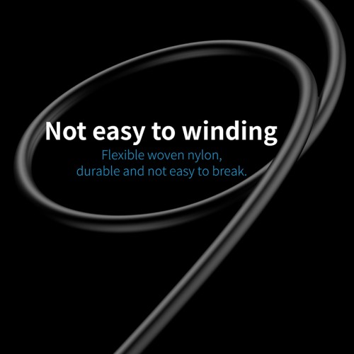 Аудіокабель Baseus Yiven Type-C male To 3.5 male, nylon braid, 1,2m, Black