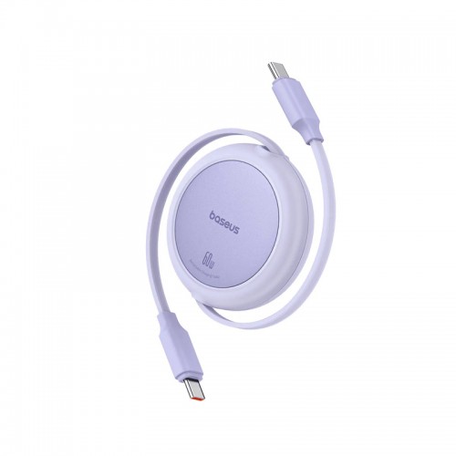 Кабель Baseus Free2Pull Mini для зарядки USB-C – USB-C 60W 1 м, Nebula Purple