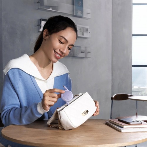 Кабель Baseus Free2Pull Mini для зарядки USB-C – USB-C 60W 1 м, Nebula Purple