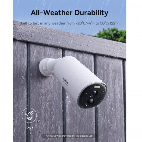 IP-камера відеоспостереження Baseus Security B1 Outdoor Camera 2K White