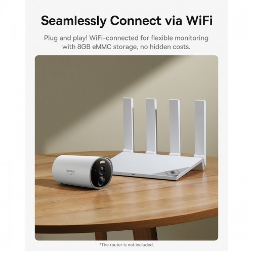 IP-камера відеоспостереження Baseus Security B1 Outdoor Camera 2K White