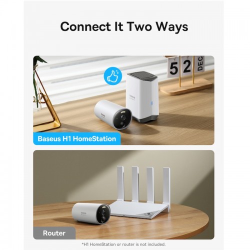 IP-камера відеоспостереження Baseus Security B1 Outdoor Camera 2K White