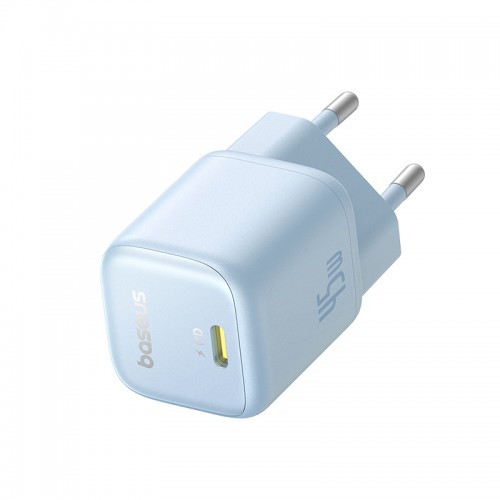 Сетевое зарядное устройство Baseus PicoGo GaN Fast Charger 1C 45W EU Galaxy Blue