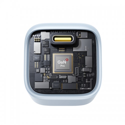 Сетевое зарядное устройство Baseus PicoGo GaN Fast Charger 1C 45W EU Galaxy Blue