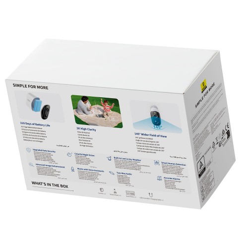 IP-камера відеоспостереження Baseus Security N1 Outdoor Camera 2K White