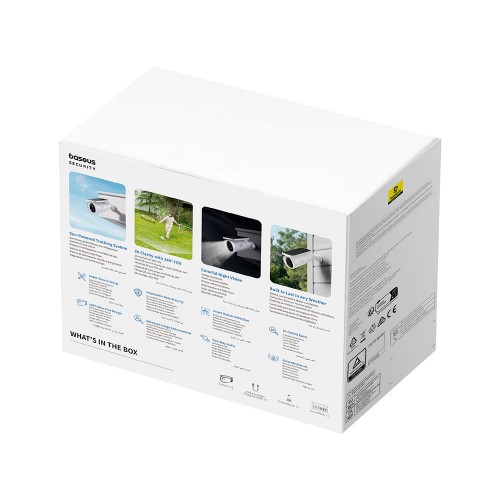 IP-камера відеоспостереження Baseus Security S1 Outdoor Camera 2K White