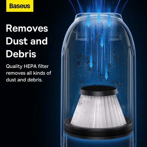 Фильтр для автомобильного пылесоса Baseus A2pro Car Vacuum Cleaner Strainer (2 шт.) Черный