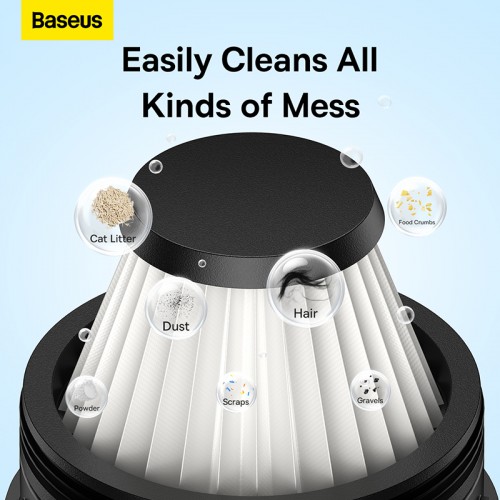Фильтр для автомобильного пылесоса Baseus A2pro Car Vacuum Cleaner Strainer (2 шт.) Черный