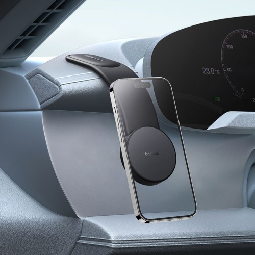 Автотримач для телефона Baseus PrimeTrip C02 Air Magnetic Car Mount Stick-on Type Cluster Black
