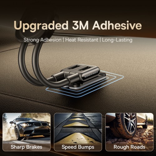 Автотримач для телефона Baseus PrimeTrip C03s Magnetic Car Mount (Stick-on Type, Cosmic Black)