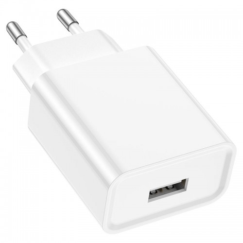 Мережевий зарядний пристрій BOROFONE BA74A Aspirer single port charger White