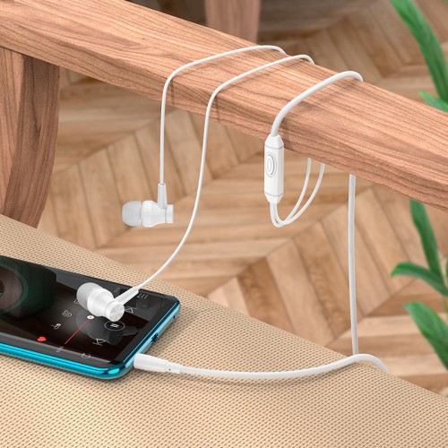 Навушники дротові BOROFONE BM67 (3.5mm) White