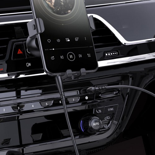 Аудіокабель BOROFONE BL10 3.5mm male to 3.5mm male, PVC, 2m, Black