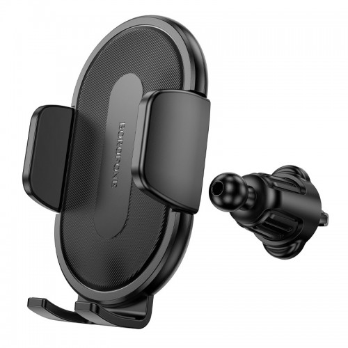 Автодержатель для телефона BOROFONE BH133 Rio автомобильный держатель нажимного типа (на дефлектор) Черный