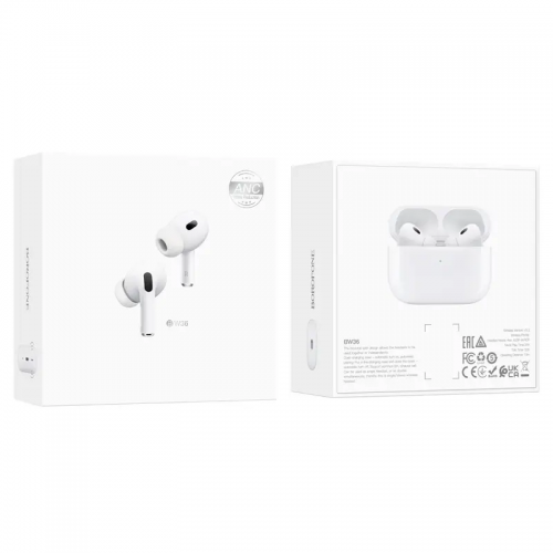Бездротові навушники TWS BOROFONE BW36, ANC, White