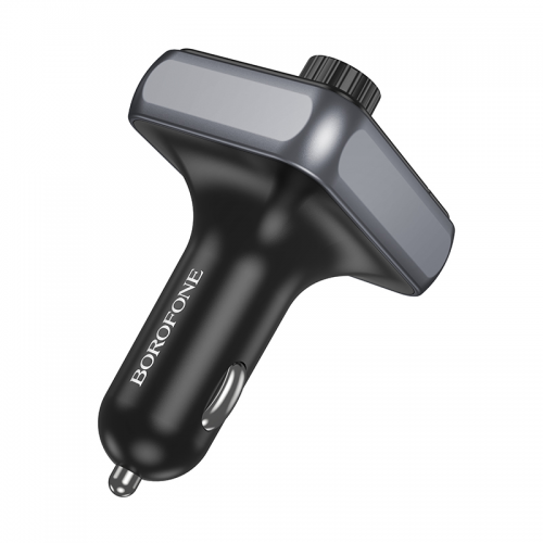 АЗП з FM-модулятором BOROFONE BC50 Ascenso PD20W+QC3.0 car BT FM transmitter Black