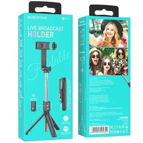 Селфі-монопод BOROFONE BY11 Happy live broadcast holder Black