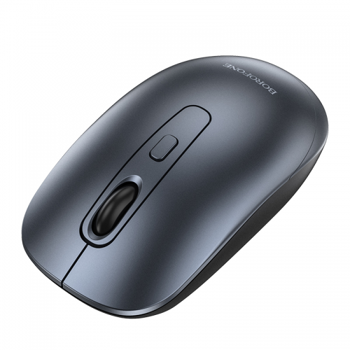 Маніпулятор миша BOROFONE BG13 Winner 2.4G business wireless mouse Black Metal Gray