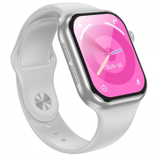 Смарт-часы BOROFONE BD12 51 мм. 190 мА·ч. IPX4 Умные спортивные часы (версия с звонками) Серебристые