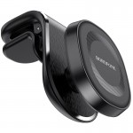Автотримач для телефона BOROFONE BH40 Kyle air outlet magnetic car holder Black