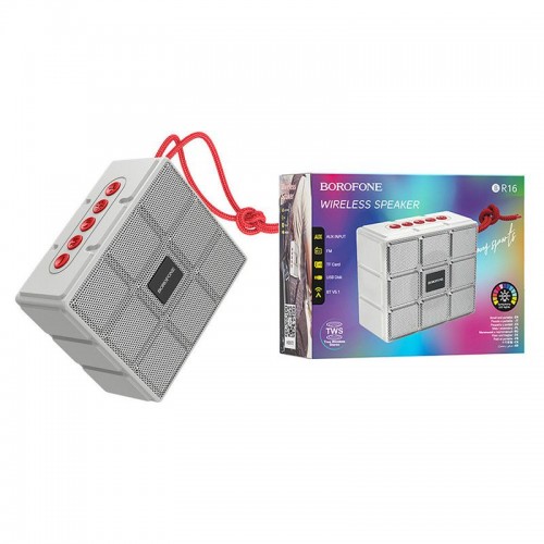 Портативная колонка BOROFONE BR16 Gage спортивная беспроводная акустическая система Gray