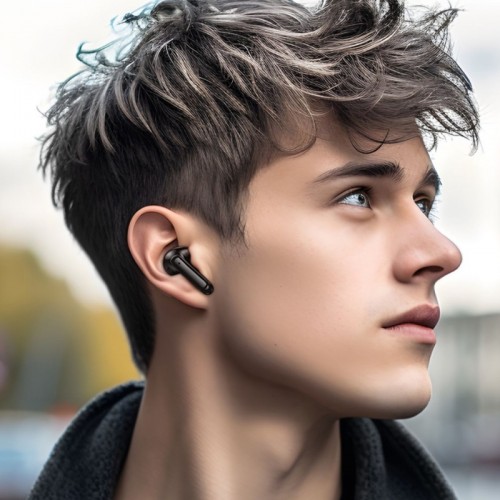 Бездротові навушники TWS BOROFONE FQ1 Shine Black