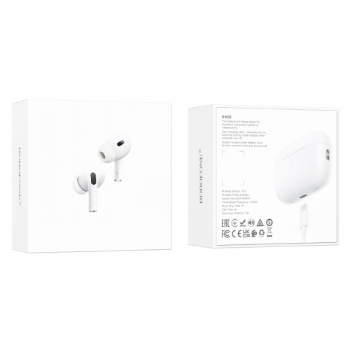 Беспроводные наушники TWS BOROFONE BW92 White