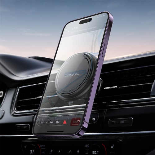 Автодержатель для телефона BOROFONE BH135 Parker ring магнитный автомобильный держатель (на дефлектор)